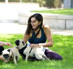 Rebecca Black Yoga Candids