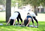 Rebecca Black Yoga Candids
