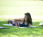 Rebecca Black Yoga Candids