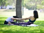 Rebecca Black Yoga Candids