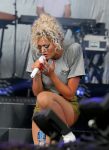 Rita Ora Exposing Panties On Stage