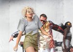 Rita Ora Exposing Panties On Stage