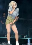 Rita Ora Exposing Panties On Stage