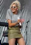 Rita Ora Exposing Panties On Stage