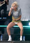 Rita Ora Exposing Panties On Stage
