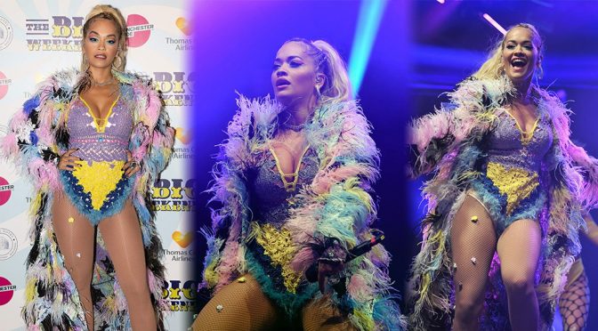 Rita Ora Performs Live at Manchester Pride