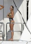 Rita Ora In Swimsuit On Yacht In Italy