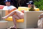 Rita Ora In Swimsuit On Yacht In Italy