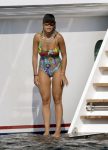 Rita Ora In Swimsuit On Yacht In Italy