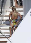 Rita Ora In Swimsuit On Yacht In Italy