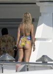 Rita Ora In Swimsuit On Yacht In Italy