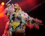 Rita Ora On Stage In Manchester