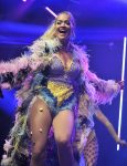 Rita Ora On Stage In Manchester