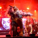 Rita Ora On Stage In Manchester
