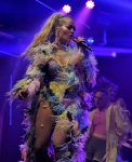 Rita Ora On Stage In Manchester