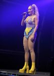 Rita Ora On Stage In Manchester