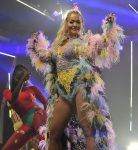 Rita Ora On Stage In Manchester