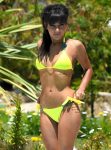 Roxanne Pallett Bikini Pollside In Spain