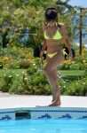 Roxanne Pallett Bikini Pollside In Spain