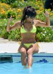 Roxanne Pallett Bikini Pollside In Spain