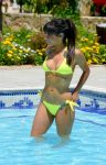 Roxanne Pallett Bikini Pollside In Spain