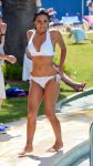 Roxanne Pallett Sexy White Bikini In Portugal