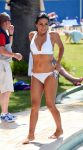 Roxanne Pallett Sexy White Bikini In Portugal