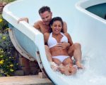 Roxanne Pallett Sexy White Bikini In Portugal