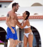 Roxanne Pallett Sexy White Bikini In Portugal