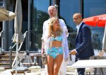 Sophie Monk High Waisted Bikini In Portofino