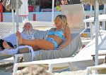 Sophie Monk High Waisted Bikini In Portofino