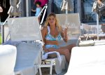Sophie Monk High Waisted Bikini In Portofino