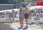 Sophie Monk High Waisted Bikini In Portofino
