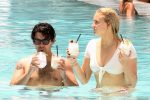 Sophie Turner Underboob In Bikini At Pool In Miami