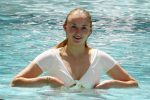 Sophie Turner Underboob In Bikini At Pool In Miami