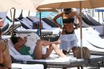 Yovanna Ventura Black Thong Bikini On Beach In Miami