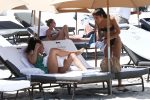 Yovanna Ventura Black Thong Bikini On Beach In Miami