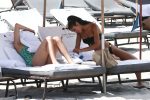 Yovanna Ventura Black Thong Bikini On Beach In Miami