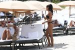 Yovanna Ventura Black Thong Bikini On Beach In Miami