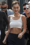 Bella Hadid Braless In Milan