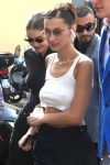 Bella Hadid Braless In Milan