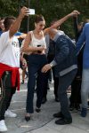 Bella Hadid Braless In Milan
