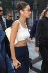 Bella Hadid Braless In Milan