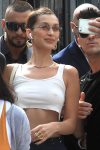 Bella Hadid Braless In Milan
