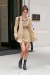 Bella Hadid Sexy Braless Boobs