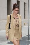 Bella Hadid Sexy Braless Boobs