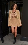 Bella Hadid Sexy Braless Boobs