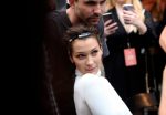 Bella Hadid Sexy Braless Pokies