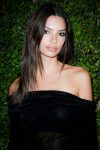 Emily Ratajkowski Sexy Sheer Dress