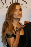 Josephine Skriver Sexy Black Dress